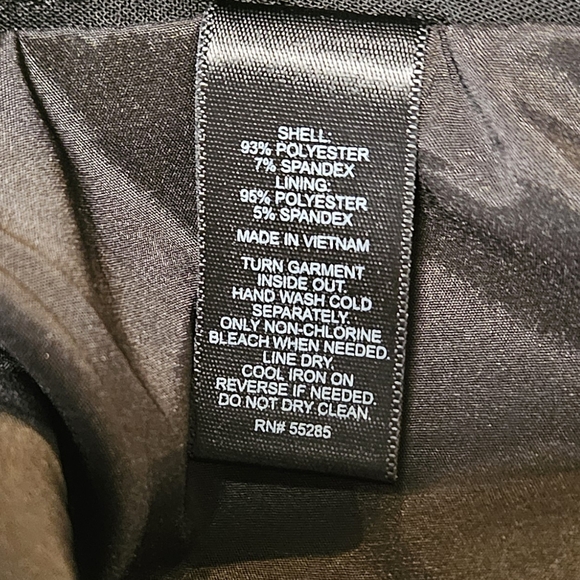 NWT Express Black Mini A-Line Lined Dress Skirt SZ 4 - Picture 7 of 8